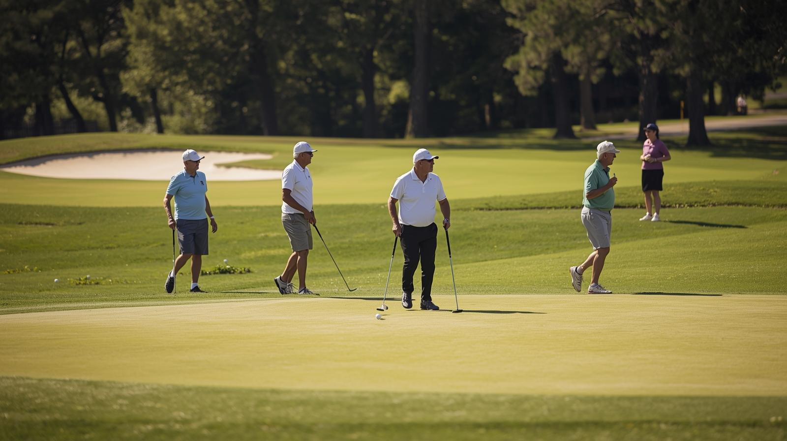 Seniors golfing in Phoenix, AZ