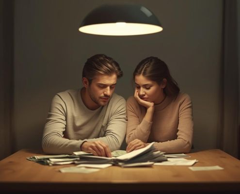 young couple deciding whether to rent or buy in phoenix az