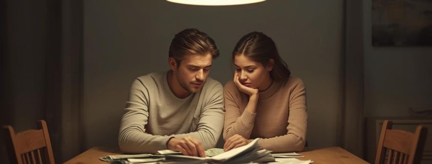 young couple deciding whether to rent or buy in phoenix az