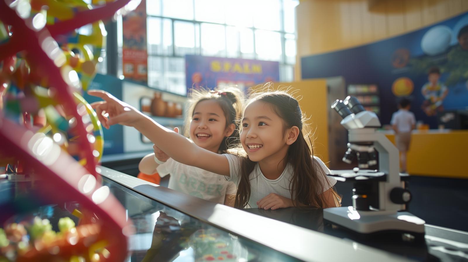 kids playing at the arizona science center