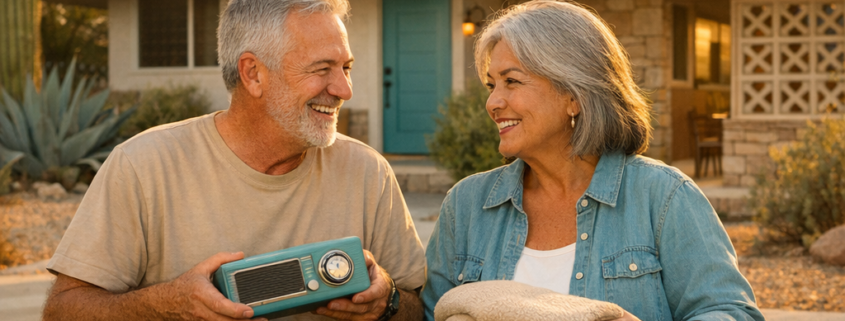 middle age couple trying to figure out "how much does it cost to sell my phoenix home?