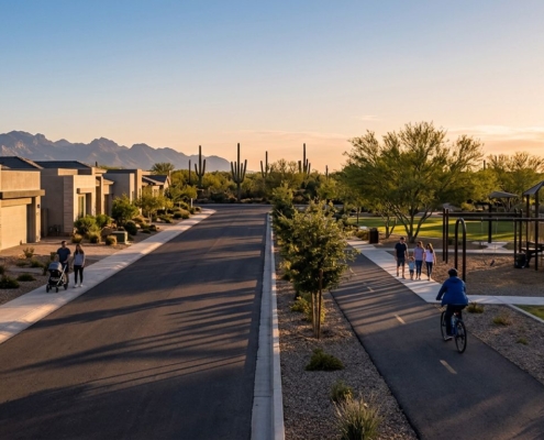 an example of one of the best phoenix neighborhoods for families, 85020