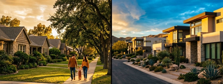 North Central Phoenix vs Desert Ridge: which fits family life better?