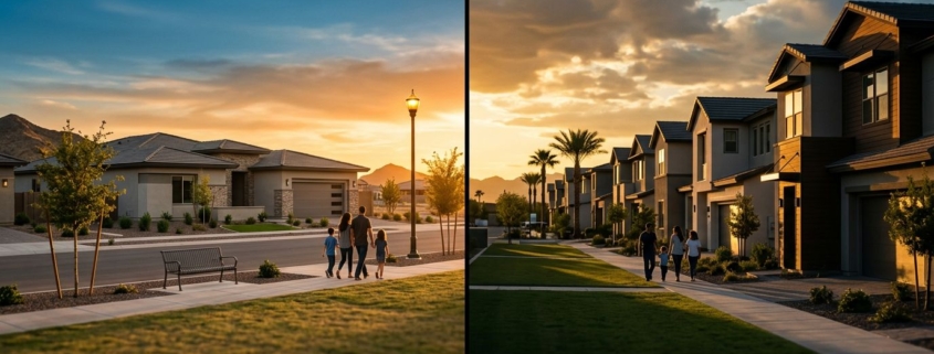 Phoenix vs Gilbert for families who want newer homes