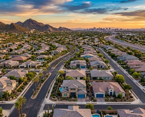 Phoenix family neighborhoods with easy SR-51 access