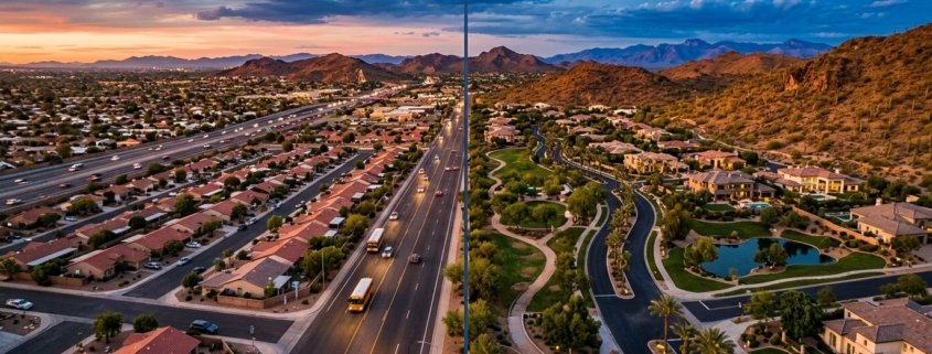 Phoenix vs Scottsdale Families Moving to Arizona?